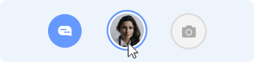 a box showing customizable options for chat widget
