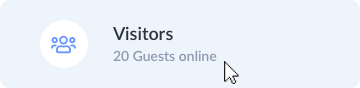 a preview of visitor dashboards